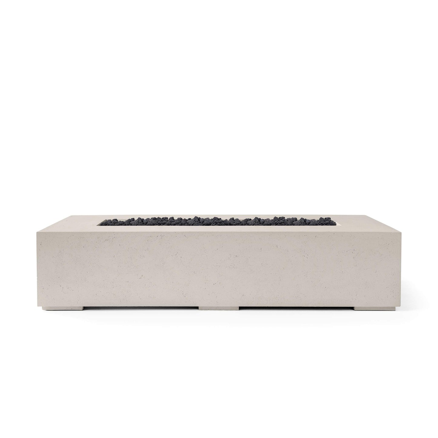 Sonoma 72" Rectangle Concrete Fire Pit - Match Lit