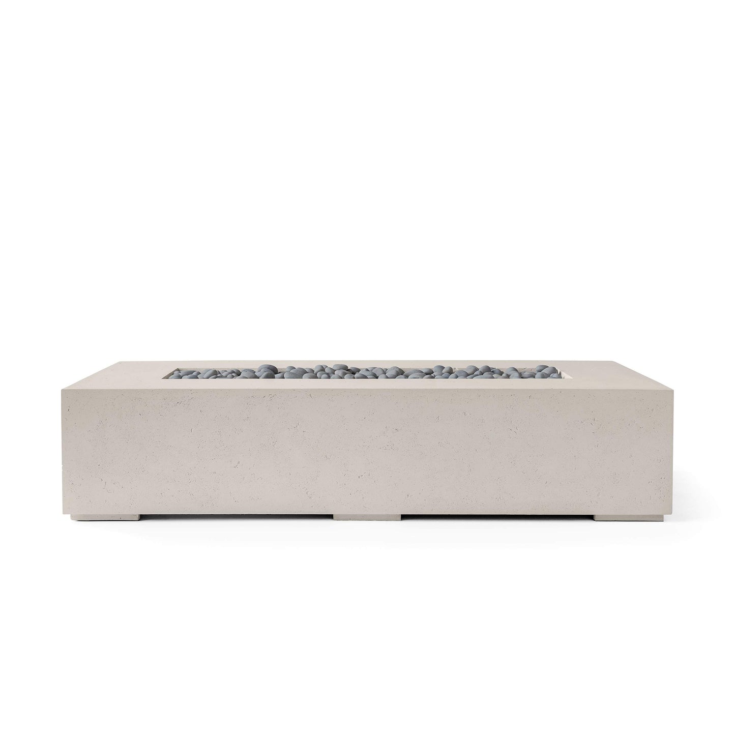 Sonoma 72" Rectangle Concrete Fire Pit - Match Lit