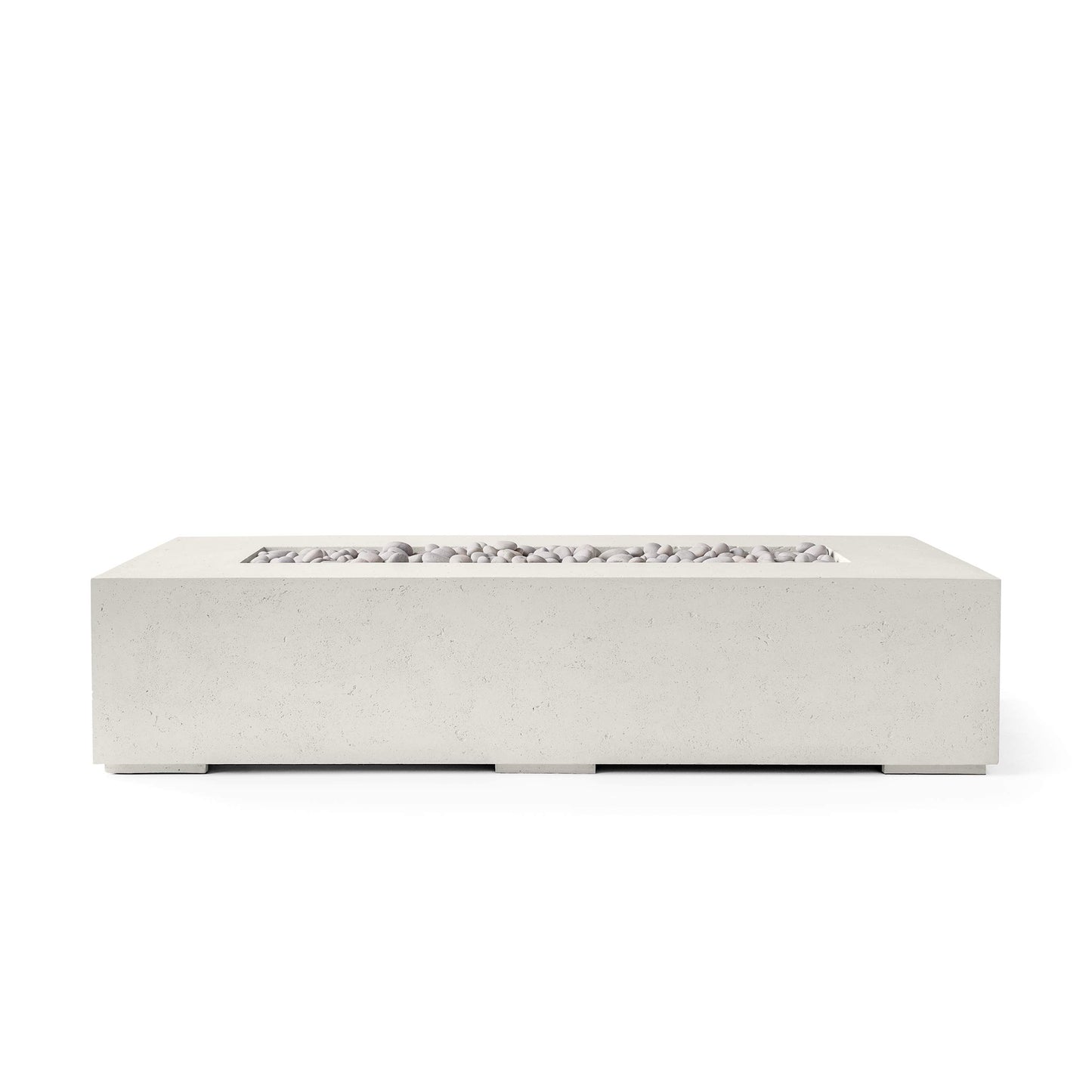 Sonoma 72" Rectangle Concrete Fire Pit - Match Lit