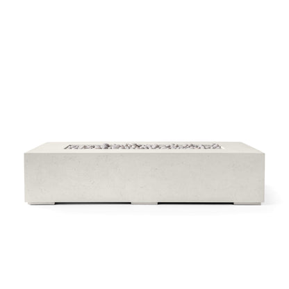 Sonoma 72" Rectangle Concrete Fire Pit - Match Lit
