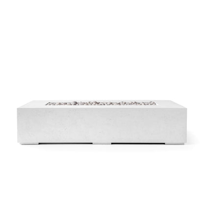 Sonoma 72" Rectangle Concrete Fire Pit - Match Lit