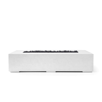 Sonoma 72" Rectangle Concrete Fire Pit - Match Lit