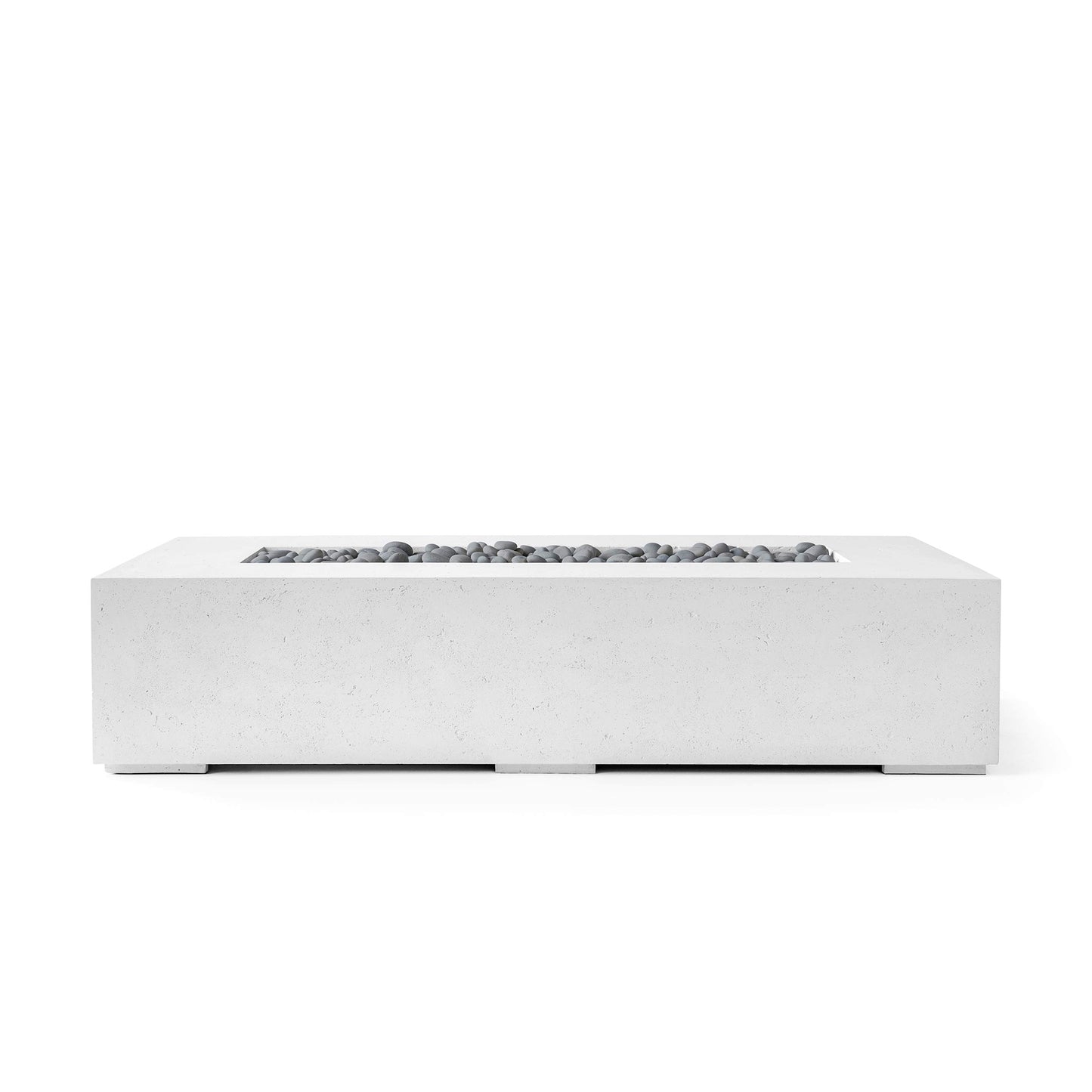 Sonoma 72" Rectangle Concrete Fire Pit - Match Lit