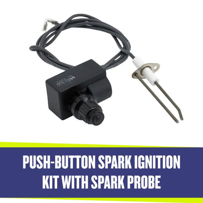 Fire Pit Propane Installation Kit with Chrome Key Valve