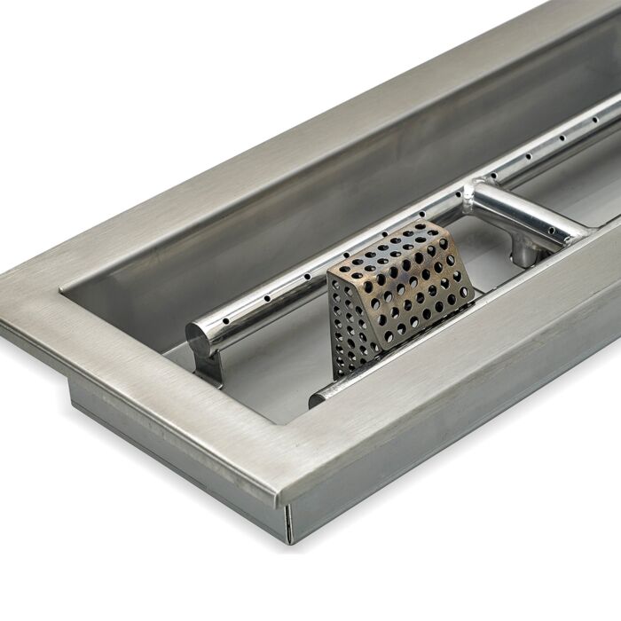 Rectangular Stainless Steel Drop-In Pan with Electronic Ignition System Kit, CSA Certified - Bundle