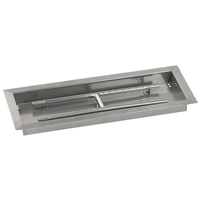 Rectangular Drop-In Pan & Burner- Stainless Steel
