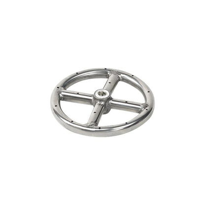 Round Fire Pit Burner - Stainless Steel