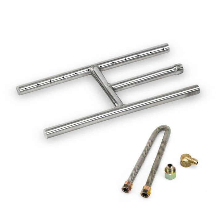 H Burner - Stainless Steel