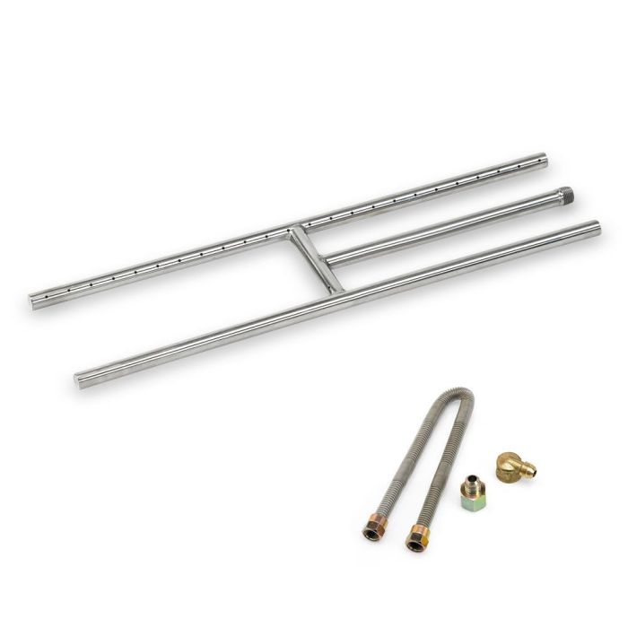 H Burner - Stainless Steel