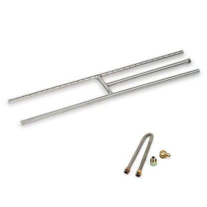 H Burner - Stainless Steel