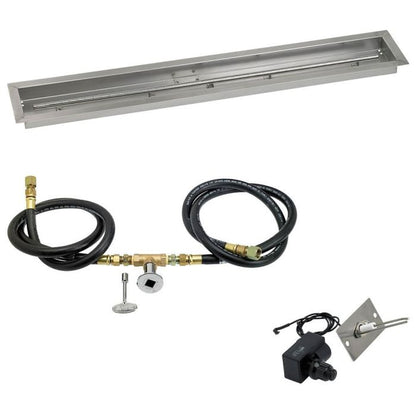 Linear Stainless Steel Drop-In Pan with Spark Ignition Kit