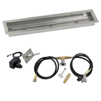 Linear Stainless Steel Drop-In Pan with Spark Ignition Kit