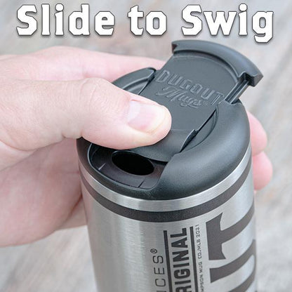 Miami Marlins Metal Dugout Mug | Stainless Steel Baseball Bat Mug