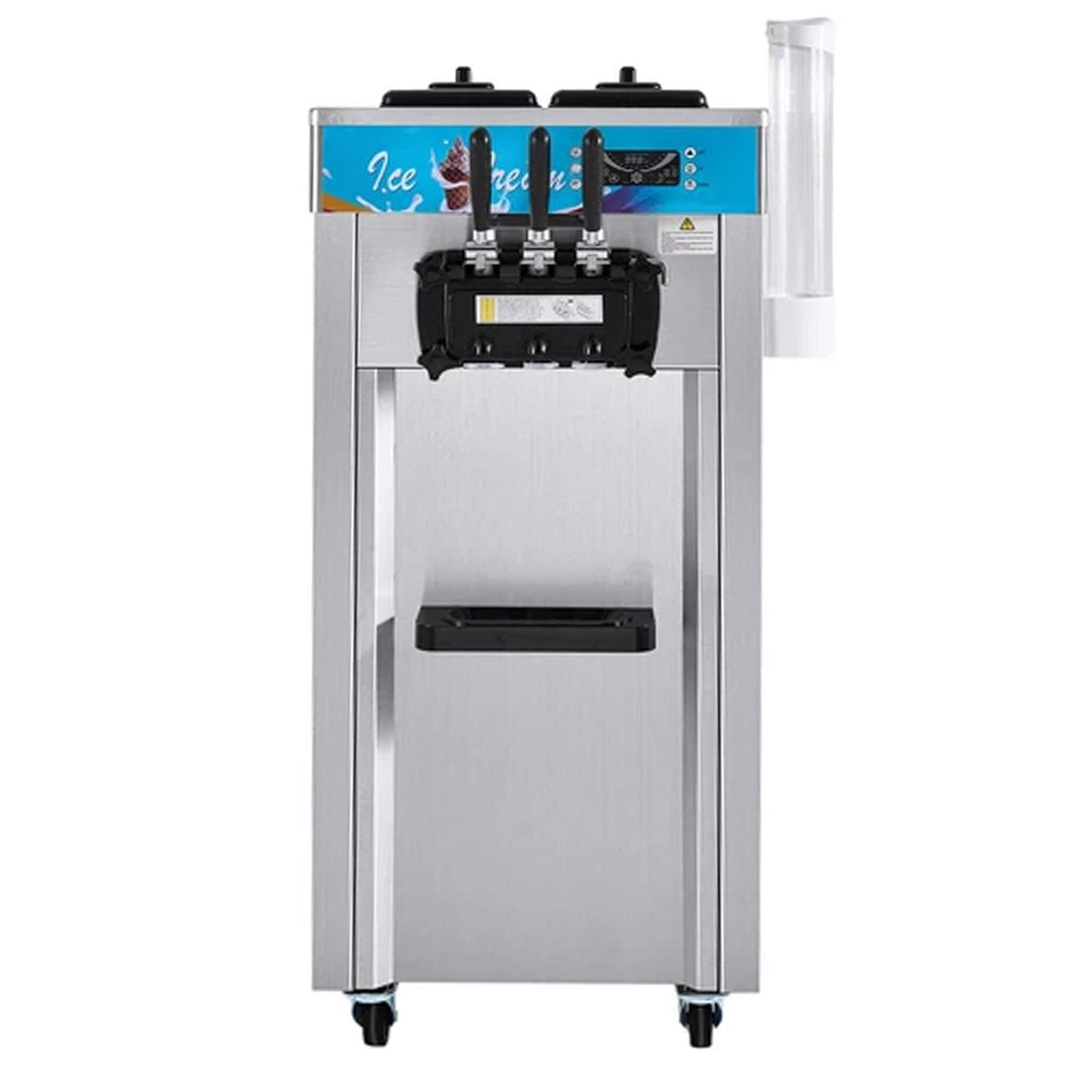 Stainless Steel Commercial 3-Flavor Soft Serve Ice Cream Machine Maker 21-31 L/H