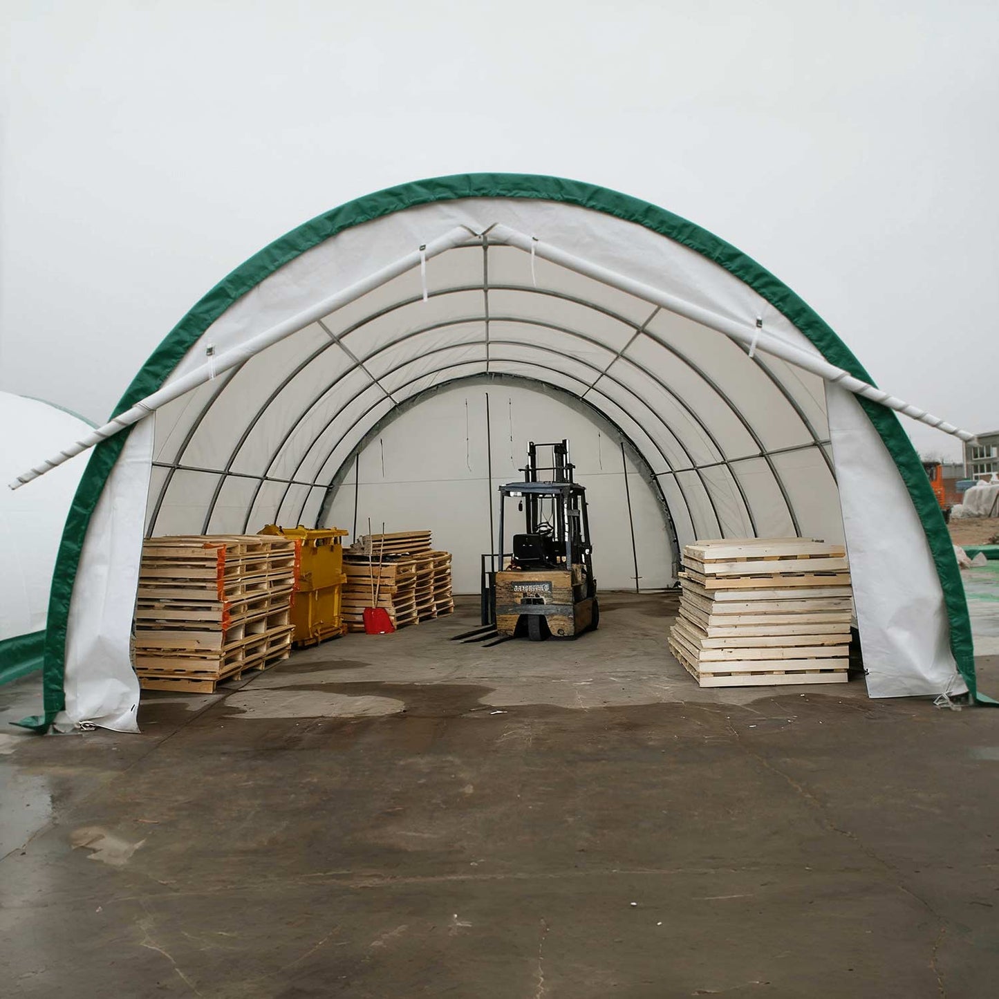 W 20FT x L 30FT x H 12FT Single Truss Storage Shelter, Reinforced Series