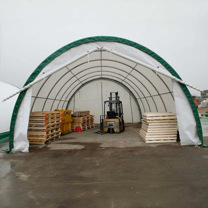 W 20FT x L 30FT x H 12FT Single Truss Arch Storage Shelter