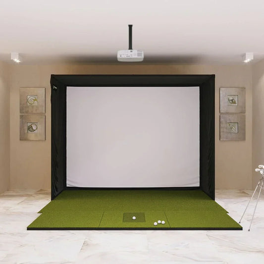 SIG Golf Simulator Studio w/ 4 x 10 Mat - Golf Simulator Package