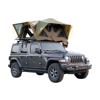 Naturnest Andromeda Green Soft Shell Rooftop Tent With Large Panoramic Skylight & YKK Doors