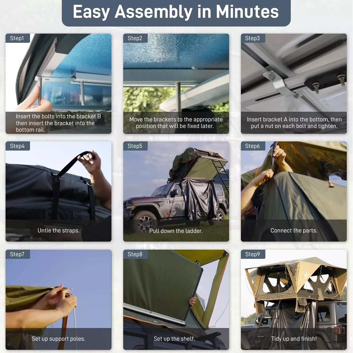 Naturnest Andromeda Green Soft Shell Rooftop Tent With Large Panoramic Skylight & YKK Doors