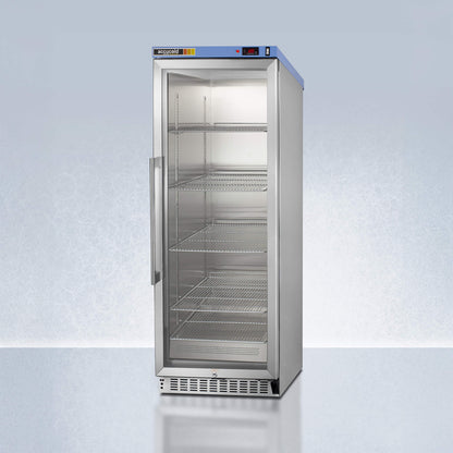 Summit 24‑Inch Wide 10.6 Cu Ft Passive‑Heat Blanket Warmer With Glass Door & Digital Thermostat