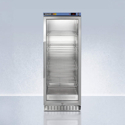 Summit 24‑Inch Wide 10.6 Cu Ft Passive‑Heat Blanket Warmer With Glass Door & Digital Thermostat