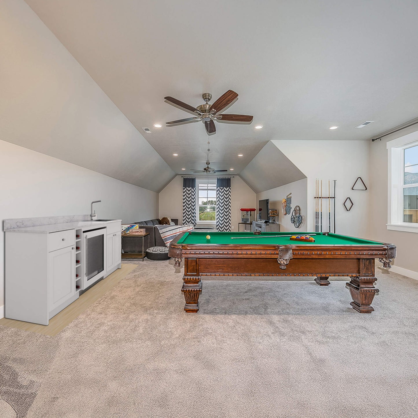 Summit Oasis Wet Bar Kitchenette With Countertop, Beverage Center, And Fully Assembled Cabinetry