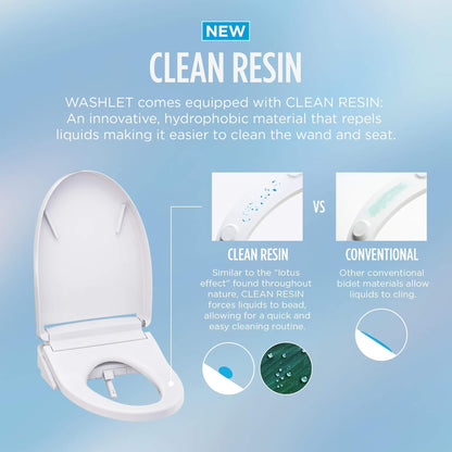 TOTO WASHLET® S2 Electronic Bidet Toilet Seat with Side Arm Control