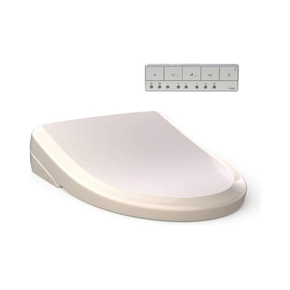 TOTO S7 Washlet Elongated Bidet Toilet Seat with EWater & Manual Classic/Contemporary Lid