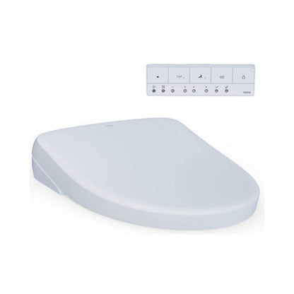 TOTO S7 Washlet Elongated Bidet Toilet Seat With EWater & Manual Classic/Contemporary Lid