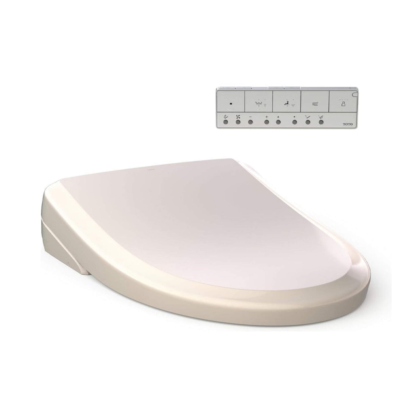 TOTO S7A Washlet Elongated Bidet Toilet Seat with EWater and Classic Contemporary Lid