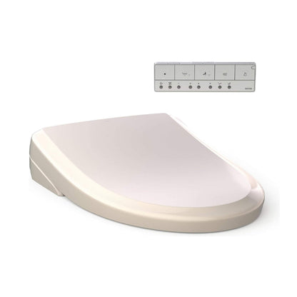 TOTO S7A Washlet Elongated Bidet Toilet Seat with EWater and Classic Contemporary Lid