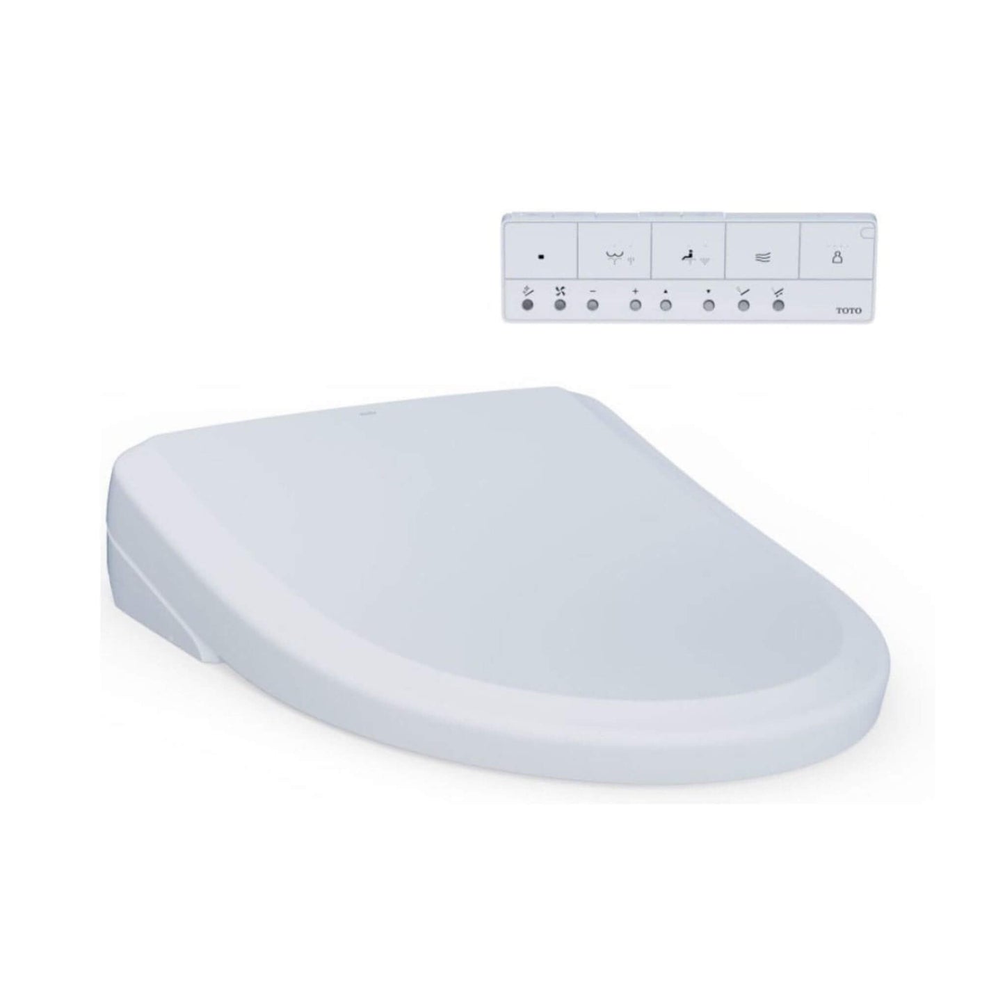 TOTO S7A Washlet Elongated Bidet Toilet Seat with EWater and Classic Contemporary Lid