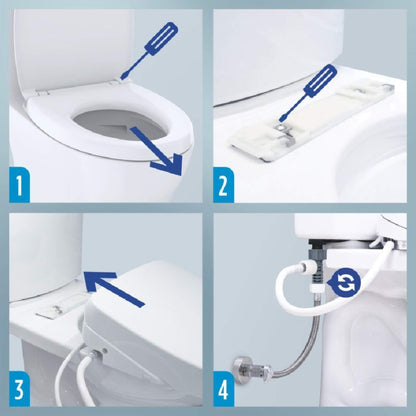 TOTO S7A Washlet Elongated Bidet Toilet Seat with EWater And Auto Open/Close Contemporary Lid
