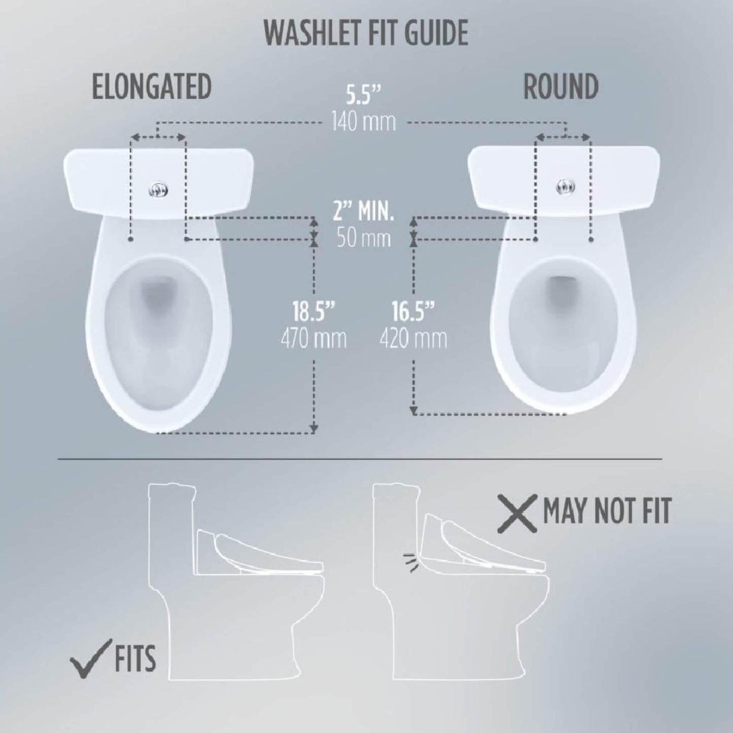 TOTO S7A Washlet Elongated Bidet Toilet Seat with EWater And Auto Open/Close Contemporary Lid