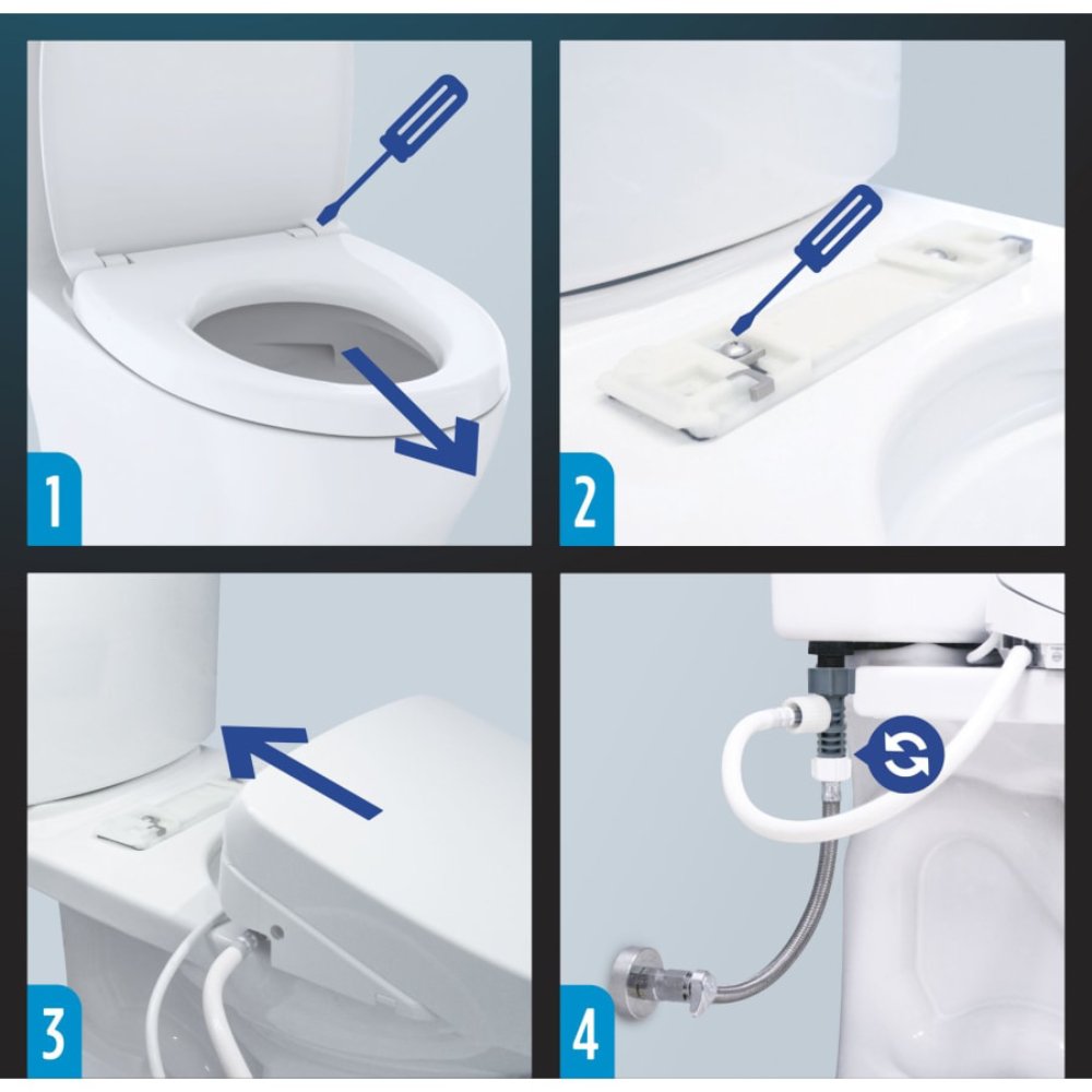 TOTO Washlet S300E Round Soft Close Bidet Seat