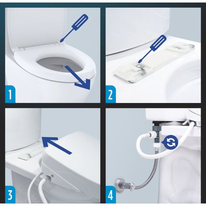TOTO Washlet S300E Round Soft Close Bidet Seat