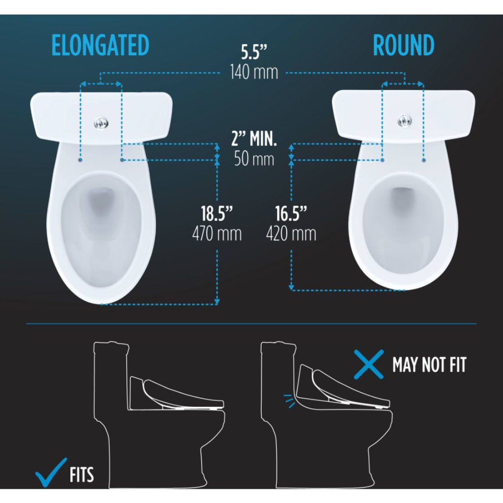 TOTO Washlet S300E Round Soft Close Bidet Seat