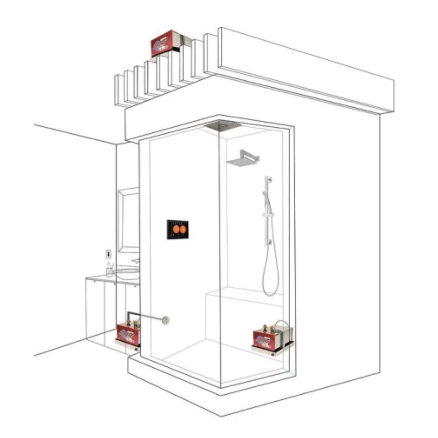 ThermaSol 8KW Pro I Essential  Steam Shower Generator With Fast Start