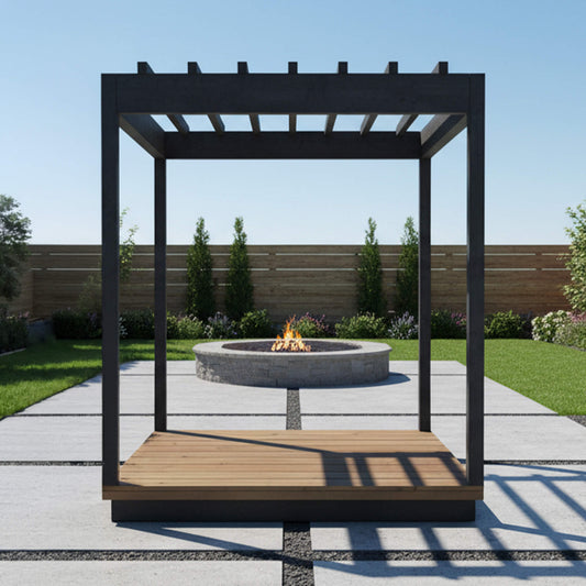 ThermaSol Nordic Misty Wood Pergola
