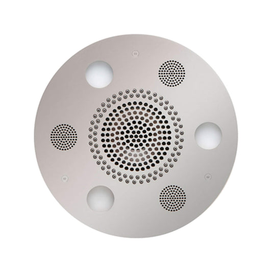 ThermaSol Serenity 10 Round Steam Shower Rainhead System With Light & Sound