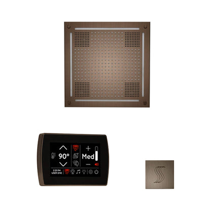 ThermaSol SignaTouch 5-Inch Display Steam Control Package with HydroVive Rainhead