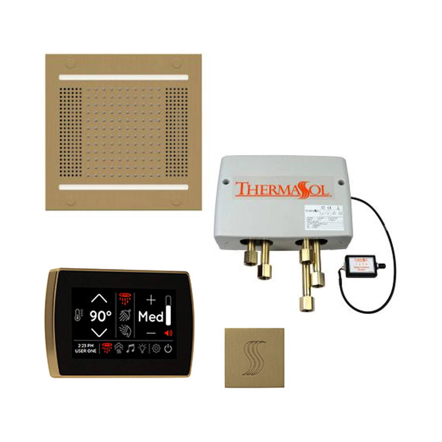 ThermaSol STC & HydroVive Total Wellness Package with Digital Shower Valve [TWPH]