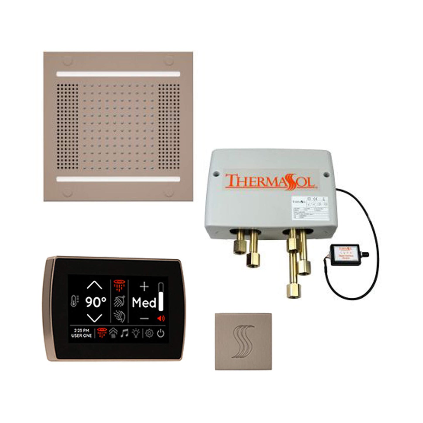 ThermaSol STC & HydroVive Total Wellness Package with Digital Shower Valve [TWPH]