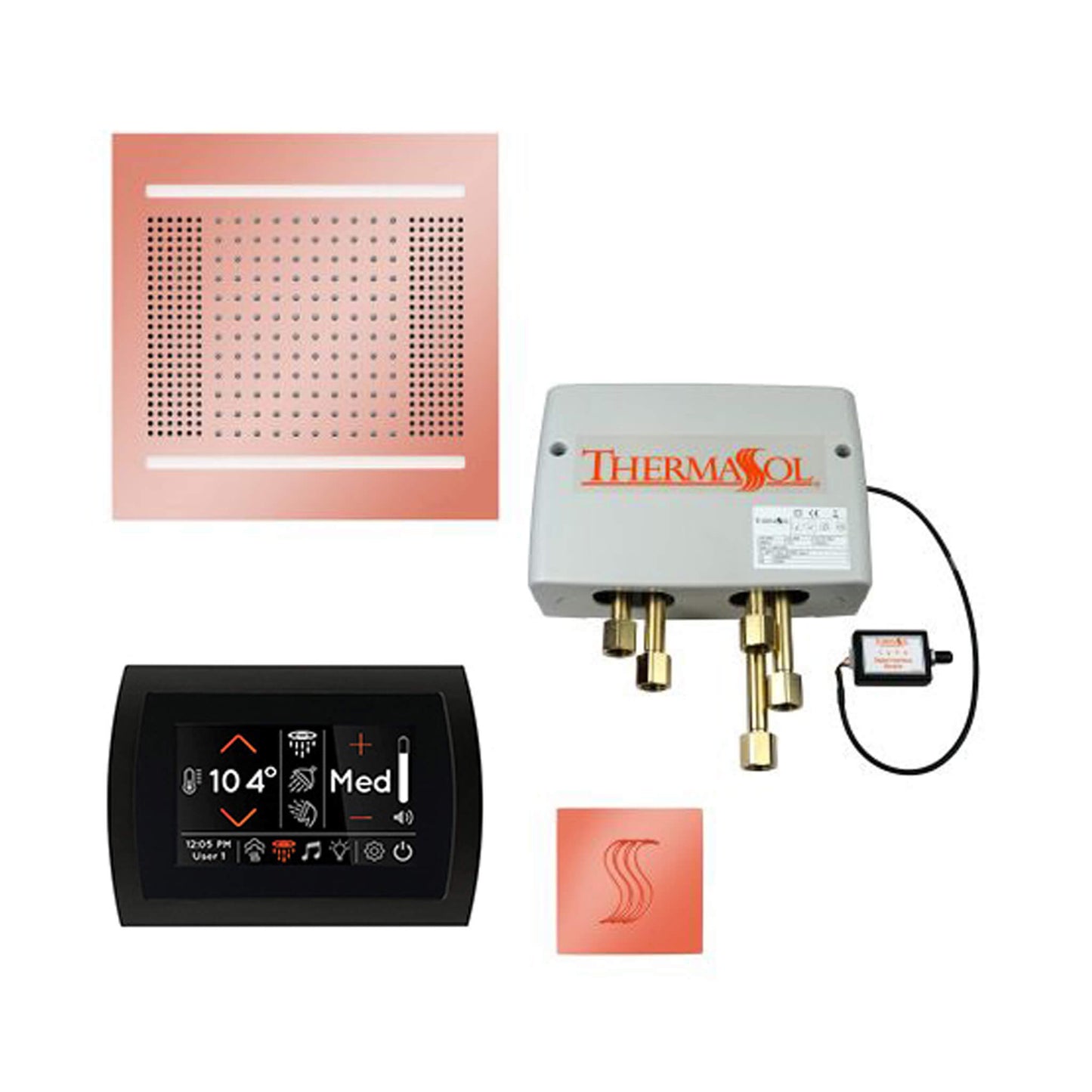 ThermaSol STC & HydroVive Total Wellness Package with Digital Shower Valve [TWPH]