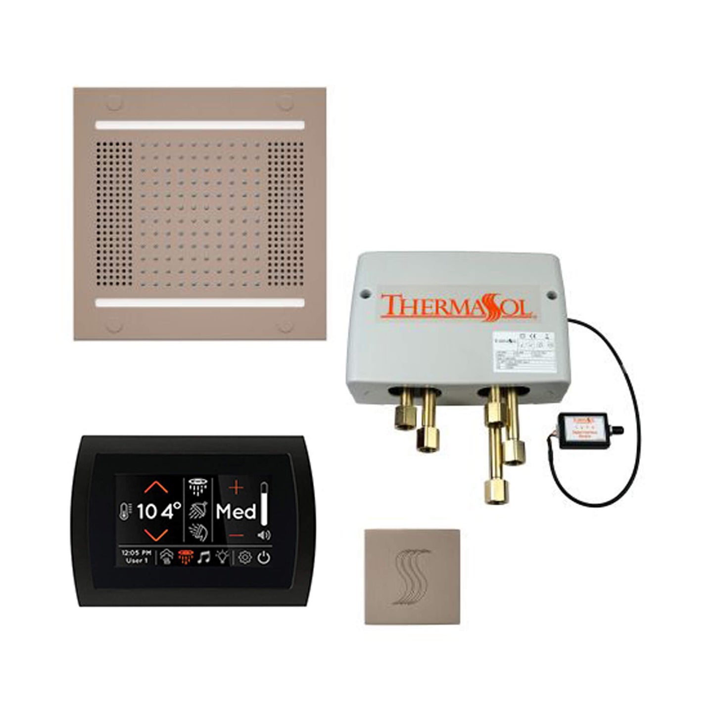 ThermaSol STC & HydroVive Total Wellness Package with Digital Shower Valve [TWPH]
