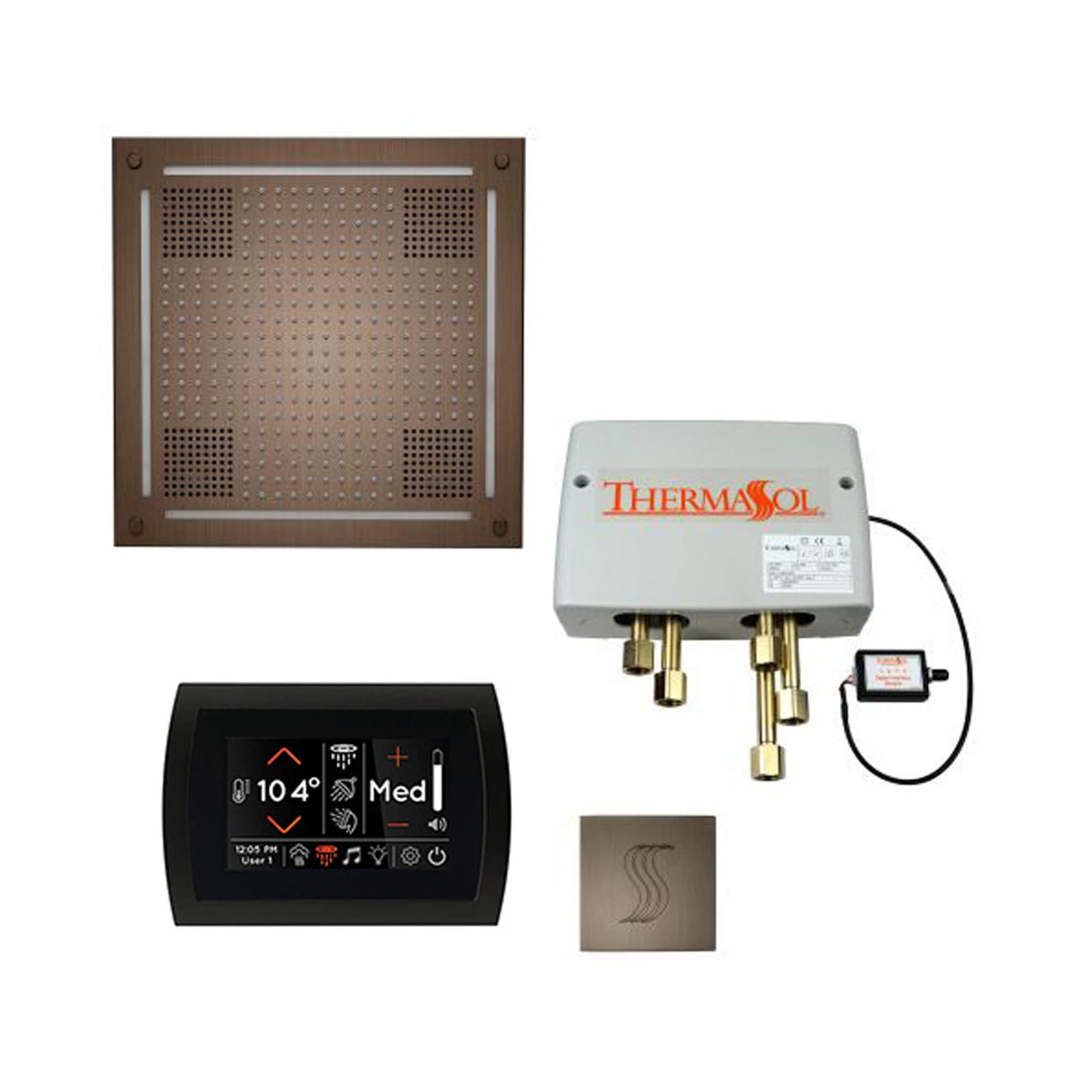 ThermaSol STC & HydroVive Total Wellness Package with Digital Shower Valve [TWPH]