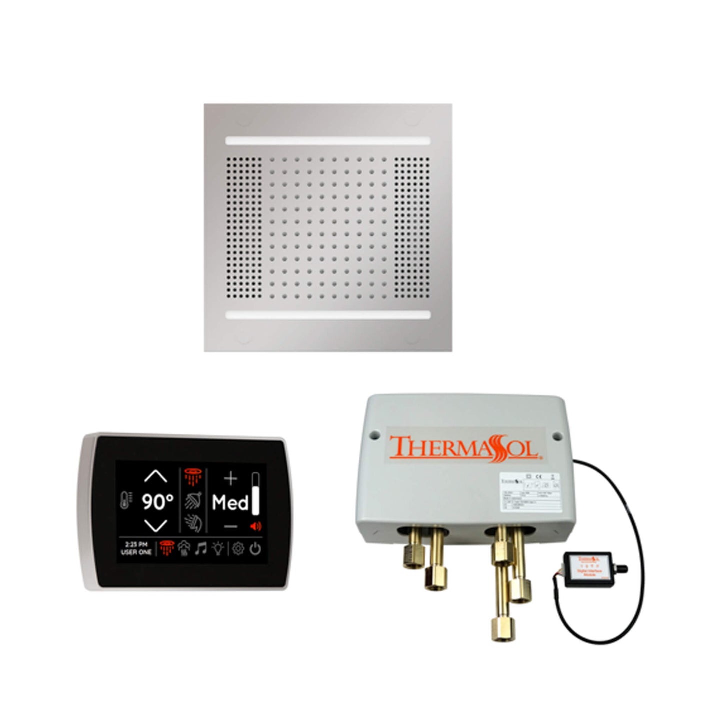 ThermaSol STC & HydroVive Wellness Shower Package with Digital Shower Valve