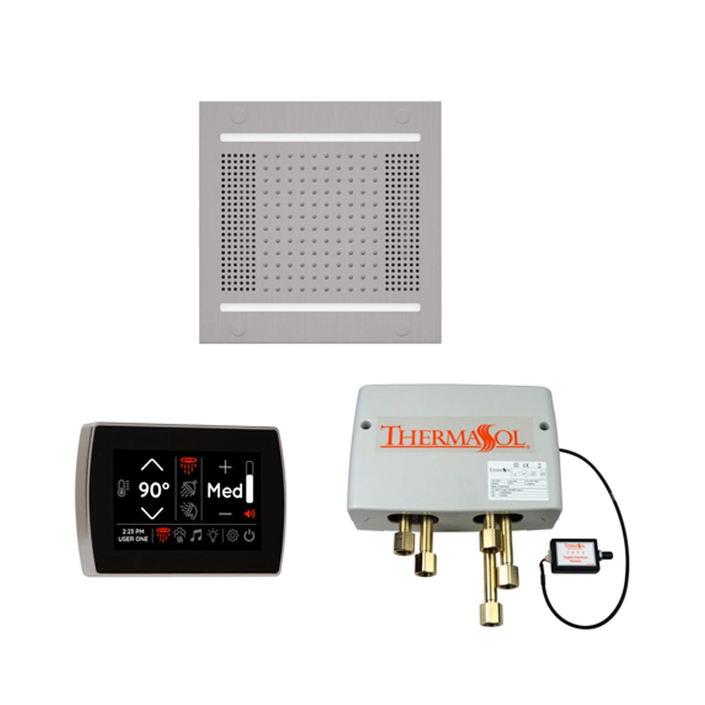 ThermaSol STC & HydroVive Wellness Shower Package with Digital Shower Valve
