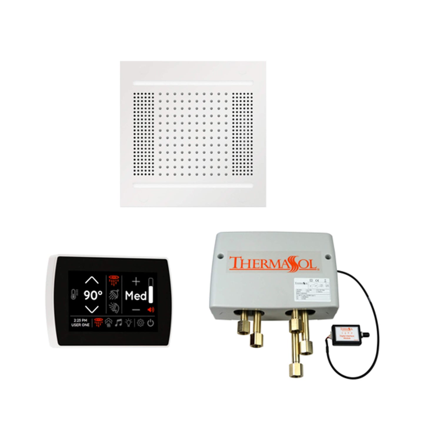 ThermaSol STC & HydroVive Wellness Shower Package with Digital Shower Valve
