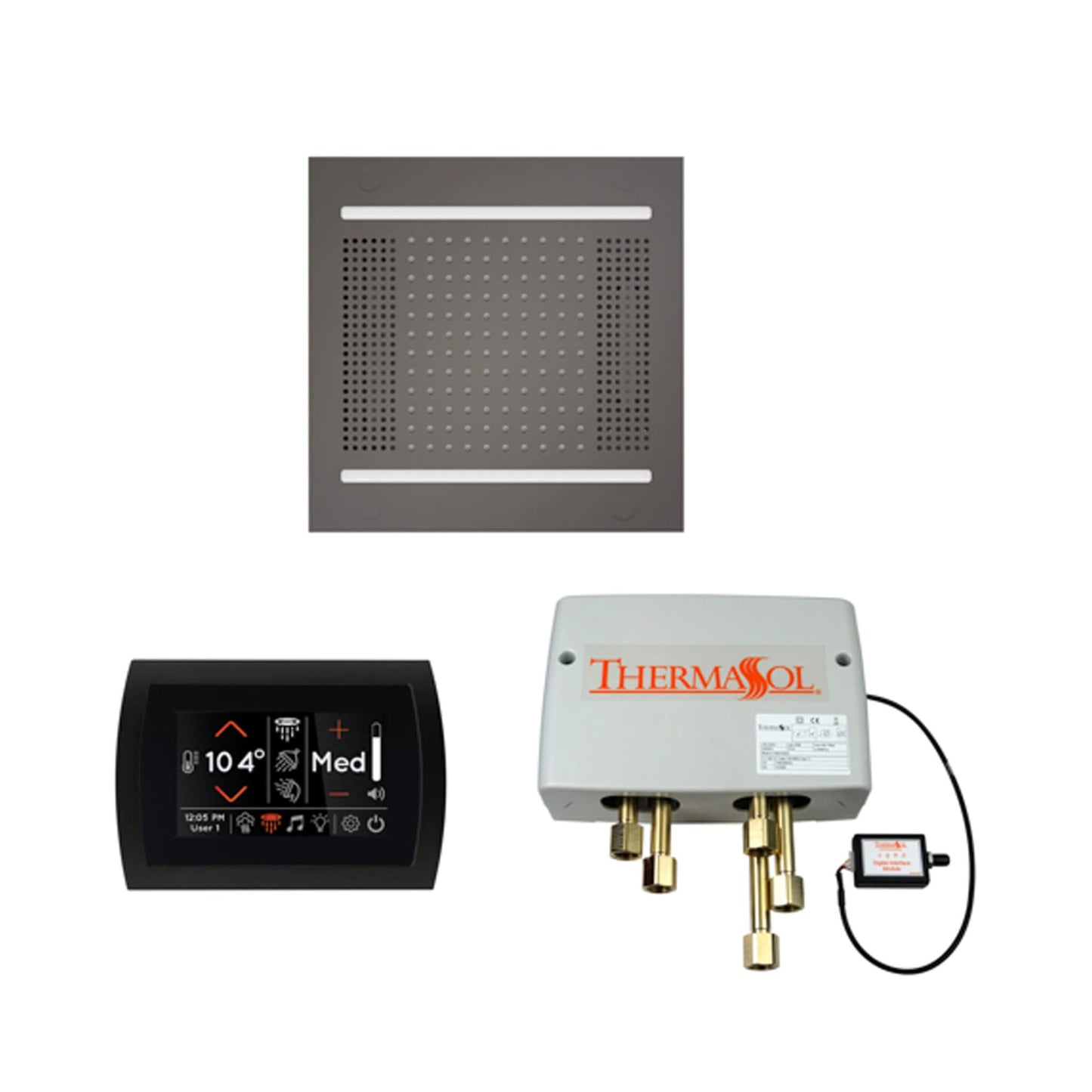 ThermaSol STC & HydroVive Wellness Shower Package with Digital Shower Valve